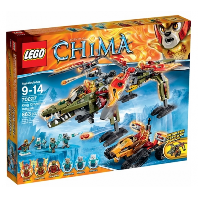 LEGO CHIMA Le sauvetage du roi crominus 2015
